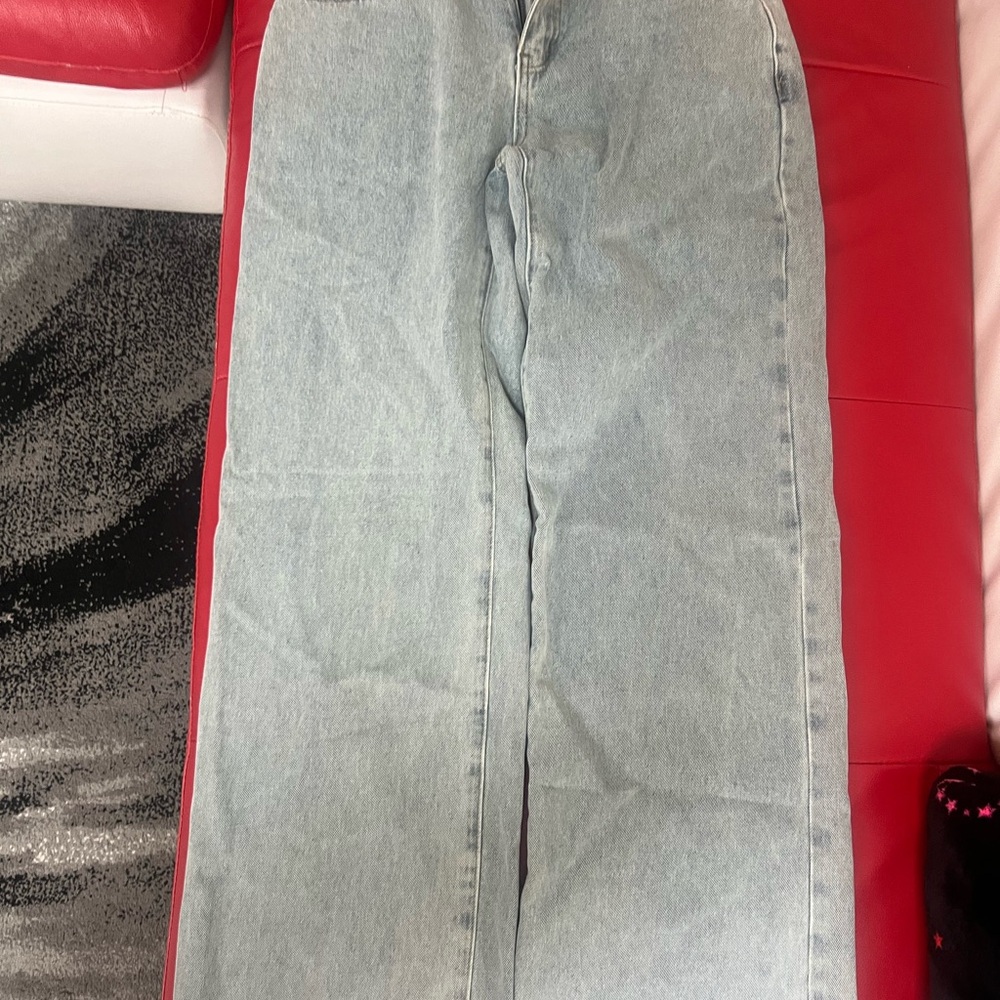 Edikted bow baggy jeans